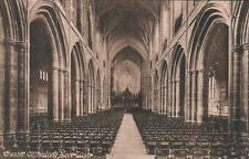 Antique Plillipson & Golder Chester Cathedral Nave East POSTCARD - UNUSED picture