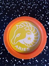 Sweet Retro Vtg MCM Astrology Zodiac Plastic Drink Coaster ARIES  picture