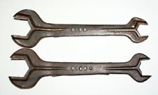 Old Antique Janesvill Machine Co DISK Farm Implement Plow Wrench Tool picture