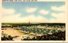 Postcard Aerial View Reception Center Camp Upton Long Island New York NY   10544 picture
