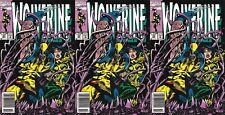 Wolverine #63 Newsstand Covers (1988-2003) Marvel Comics - 3 Comics picture