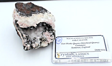 Manganoan Calcite with Calcite, Somerset England, Miniature Sized Specimen CM844 picture