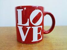 Vintage Waechtersbach Red with White Philadelphia LOVE Mug - Germany picture