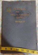 A PETITION from DELTA UPSILON KAPPA To SIGMA PI 1923 picture