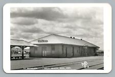 Agua Prieta—Train Depot RPPC Sonora—Vintage Railroad Photo Foto Estacion 1950s picture