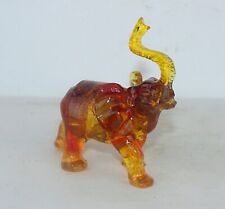 Rare African Antique Amber Statue of Strong African Elephant picture