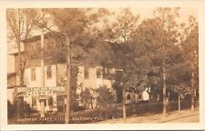 RPPC Southern Pines North Carolina Entrance to Southern Pines Hotel 1931 picture