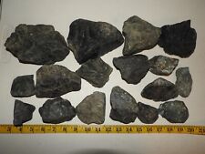 Lot of DARK GREEN Oregon River JADE / SERPENTINE / BOWENITE 14lbs. With PYRITE picture