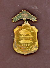 1909 The County Show Souvenir Medal, Kearney Neb, Brass, Good Cond picture