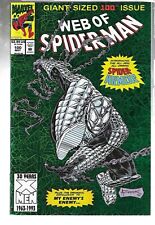 WEB OF SPIDER-MAN #100 MARVEL 1993 9.6/NM+ GREEN FOIL 1ST APP SPIDER-ARMOR picture