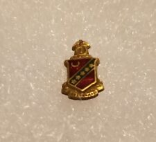 Vtg Kappa Sigma Fraternity Badge Crest Enamel Gold Tone Lapel Pin Tie Tack Small picture