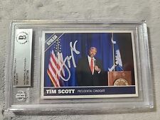 Tim Scott Signed Card Presidential Candidate 2024 Rare BAS Certified picture
