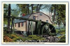 c1920 Ye Olde Towne Mill Erected 1650 Rear View London Connecticut CT Postcard picture