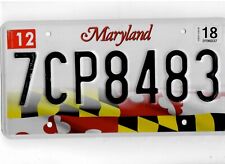MARYLAND passenger 2018 license plate 