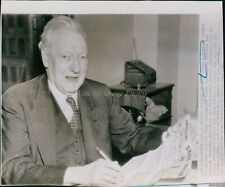 1946 Former In Sen James Watson Reviews Ballot At Age 83 Politics Wirephoto 7X9 picture