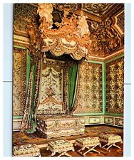 Versailles Queens Bedroom Interior France Chrome Postcard WOB Cancel Posted picture
