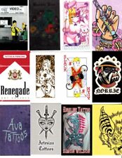 136 Different Foreign Tattoo Shop Business Cards picture