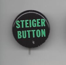 William Steiger Wisconsin (R) Congressman 1966-80 political pin button picture