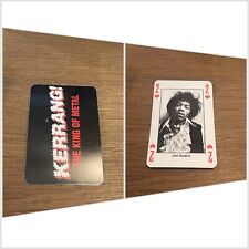 1993 Kerrang King of Metal Playing Cards Jimi Hendrix ROOKIE CARD RARE picture