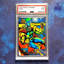 1994 Fleer Marvel Universe Thor Blood and Thunder 59 PSA Graded 9 MINT Warlock picture