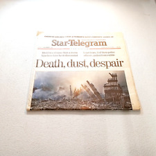 Fort Worth Star Telegram Sept. 13 2001 WTC 9-11 World Trade Center Attacks After picture