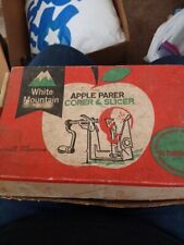 Vintage White Mountain Apple Parer Corer & Slicer in Original Box w/Instruction picture
