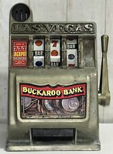 VTG Buckaroo Bank Slot Machine ~Metal Arm Pull Las Vegas Casino Game 9