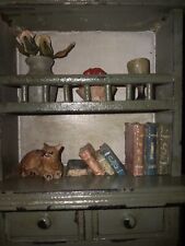 Miniature Vintage Dollhouse Bookshelf picture
