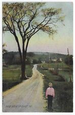 Elliot, Maine, Vintage Postcard Road Scene picture