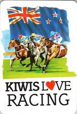 Kiwis Love Racing - New Zealand Thoroughbred Racing - Single Swap Playing Card picture