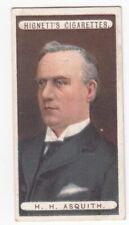 Vintage 1906 HERBERT HENRY ASQUITH Trade Card Prime Minister United Kingdom picture