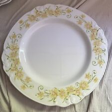 Vintage Nikko Ironstone Jonquil Yellow Flowers Dinner Plate Japan picture
