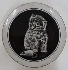 Lot 4 Kitten's World Royal Cornwall Collector Plates Droguett 1979 #1 #3 #4 #5 picture