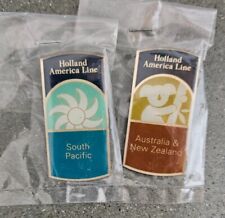 2 Holland America Line Souvenir Pins South Pacific, Australia & New Zealand NEW picture