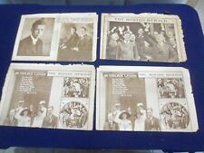 1927-1928 BOSTON HERALD ROTO SECTION - CHARLES LINDBERGH - LOT OF 4 - NP 5027 picture
