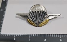 1970s French Armed Forces Para Initiation Jump Wings Badge Brevet ORIGINAL DRAGO picture