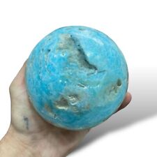 Blue Aragonite Stone Sphere TOP Quality  Natural Gemstone Ball picture