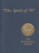 Official President Richard Nixon 1973 Inaugural Guide picture