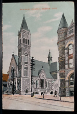 Vintage Postcard 1907-1915 McKinley Church, Canton, Ohio (OH) picture