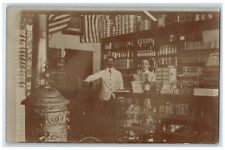 c1910's General Dry Goods Store Interior Stove RPPC Photo Antique Postcard picture