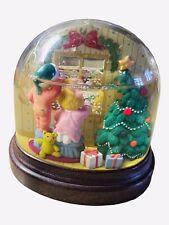 Snow Dome Vintage Avon Visions of Christmas Light Up 1988 - 2-Sided It Works  picture