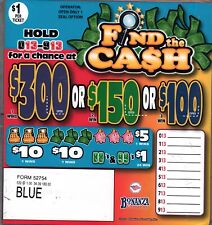 Hard Card Pull Tickets - 3 Pack Find the Cash picture