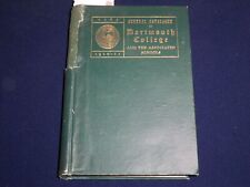 1910-1911 DARTMOUTH COLLEGE GENERAL CATALOGUE BOOK - KD 3983O picture