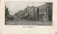 Main Street Theresa Wisconsin WI Dirt Road c1910 Postcard picture