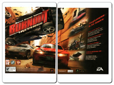 2005 Video Game 2 PG PRINT AD Burnout Revenge Playstation PS2 XBOX Battle Racing picture