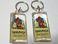 2 BRAND NEW CAPTAIN MORGAN ORIGINAL SPICED RUM ADVERTISING KEYCHAINS ~ L@@K ~ picture