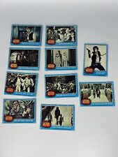 vintage star wars trading cards 1977 blue series picture