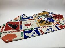Vtg 1970s NFL Football Teams Logo SEARS Perma-Prest Curtain Great for Material picture