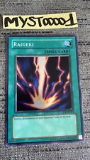 Yu-gi-oh Card 1996 Raigeki LOB-EN053 Super Rare English picture