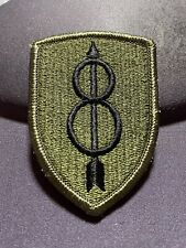 8TH INFANTRY DIVISION US ARMY MILITARY PATCH SUBDUED #2 picture